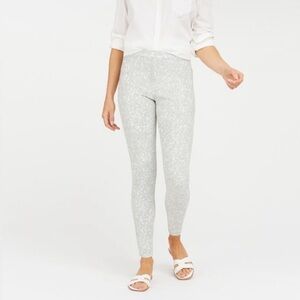 Spanx Ankle Jean-ish Leggings Speckled Gray size M